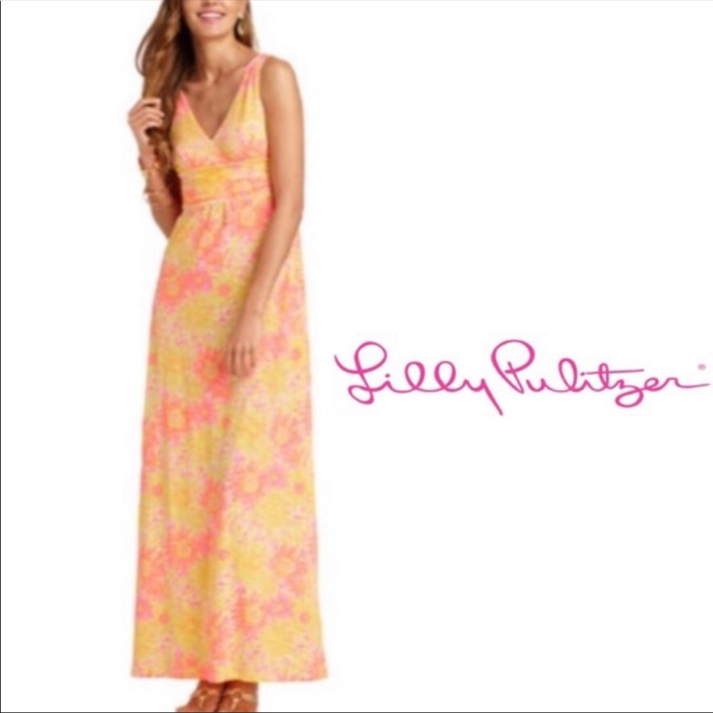 Lilly Pulitzer Sloan Sun Kissed Cotton Maxi Dress